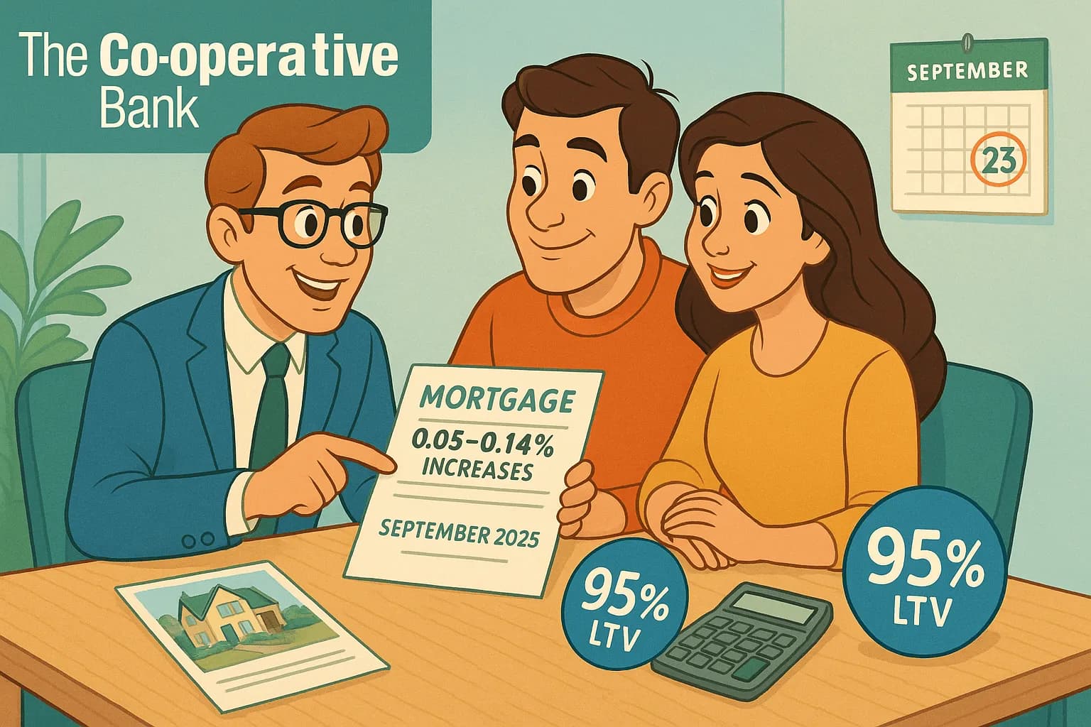 Co-operative Bank Mortgage Rate and Criteria Update – September 2025