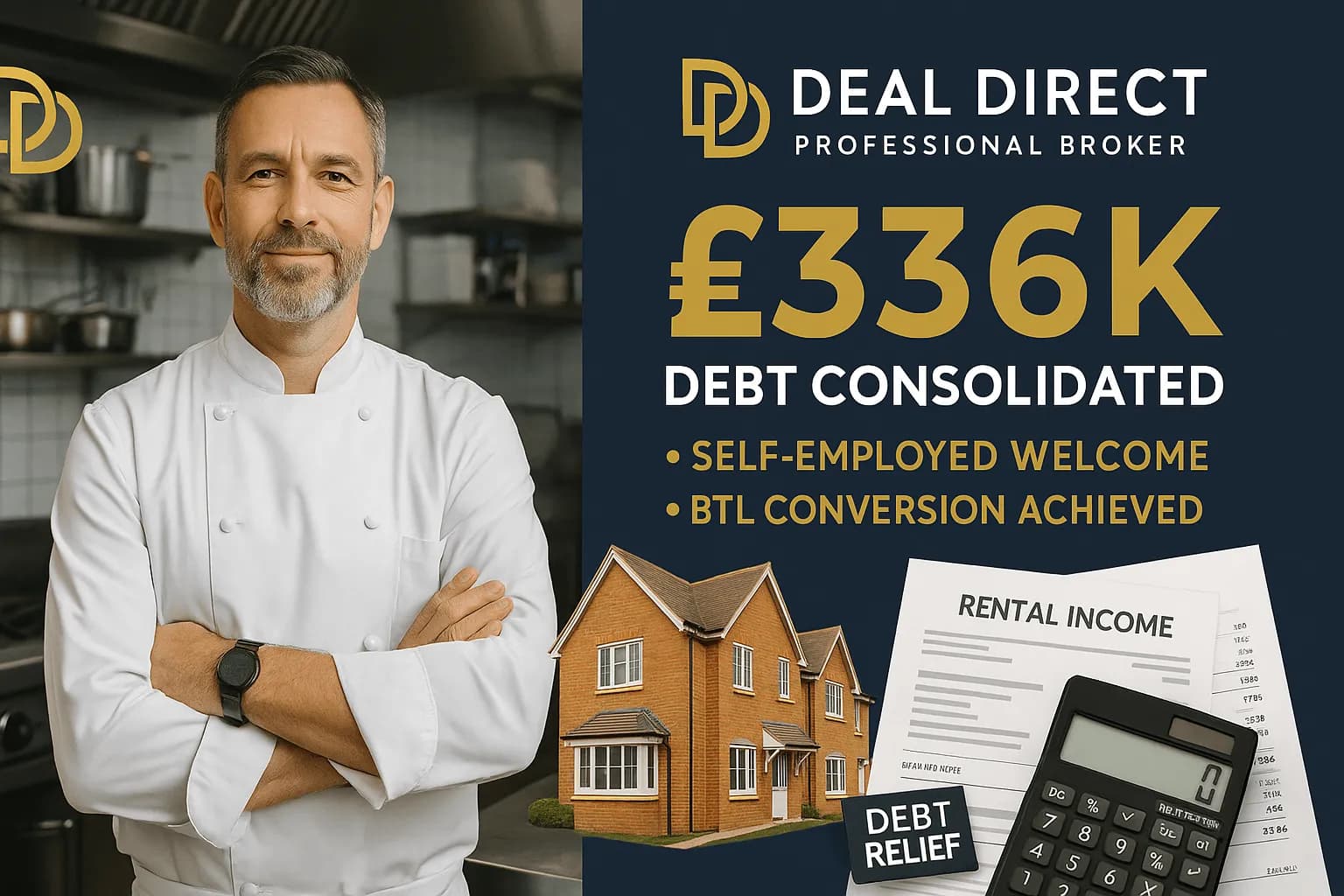 How a Debt Consolidation Mortgage Helped a Self-Employed Landlord Unlock Property Value