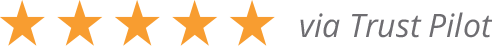 5 Star via TrustPilot