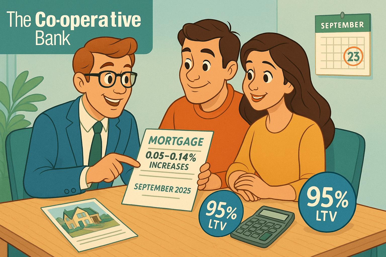 Co-operative Bank Mortgage Consultation – September 2025 Rate Changes